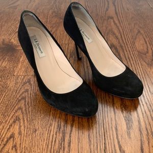 L. K. Bennett black platform heels